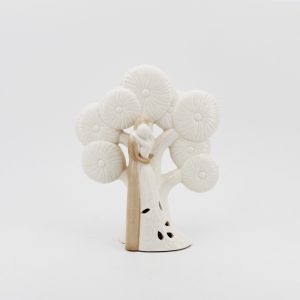 Bomboniera coppia white three con led Pz. 1