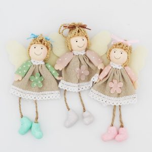 Bomboniera in tessuto angeli Pz. 3