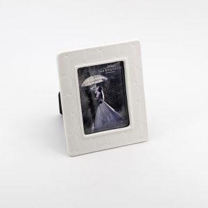 Bomboniera Ilary Queen cornice piccola bianca Pz.1