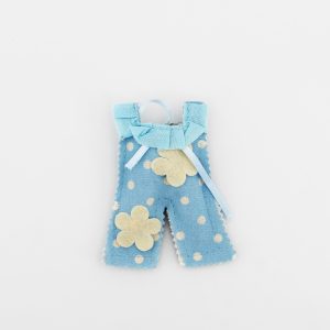 Sacchetto tutina celeste a pois Pz. 12