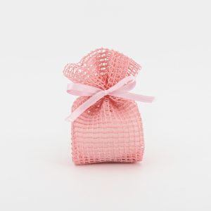 Sacchetto rebus piccolo rosa Pz. 25