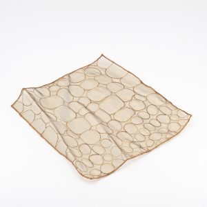 Fazzoletto organza ricamato Pz. 25