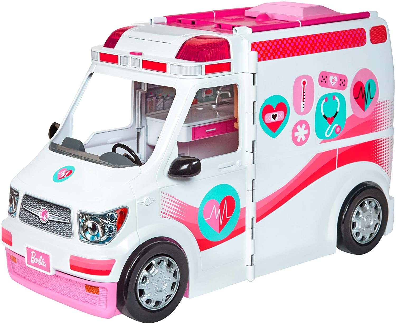 Barbie Ambulanza, Trasformabile in Clinica Mobile,FRM19 - immagine 4