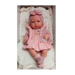 Amy – Bebè Reborn 40cm in vinile – con copertina POS200059