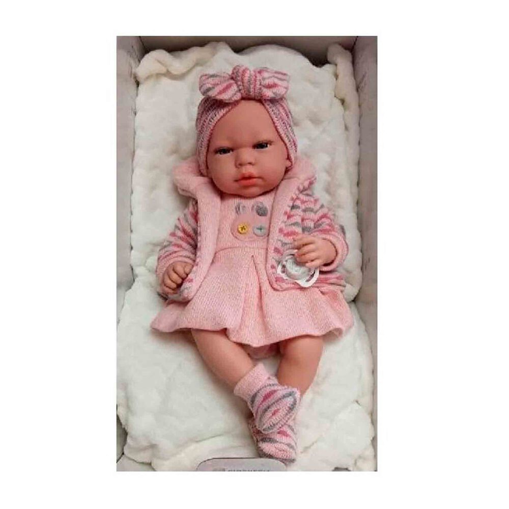 Amy – Bebè Reborn 40cm in vinile – con copertina POS200059