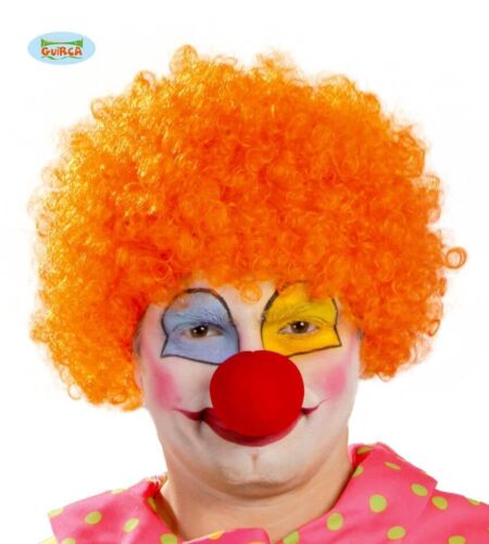 Parrucca CLOWN-PAGLIACCIO RICCIA ARANCIO- GUIRCA 4157 - immagine 3