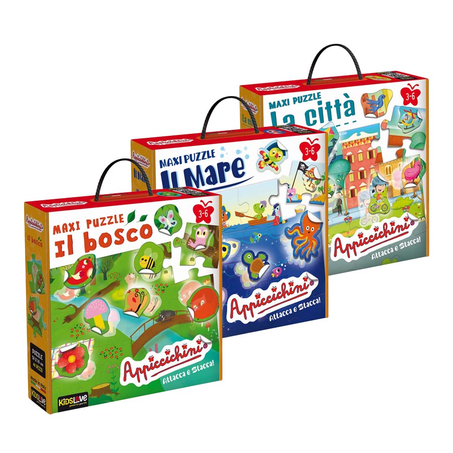Maxi Puzzle Appiccichini Attacca E Stacca