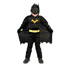 Costume Black Hero – tipo Bat Man Guirca 10-12 anni 8434077827123