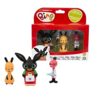 Bing – Set 3 Mini Personaggi, BING, FLOP E DOTT. MOLLY BNG41000
