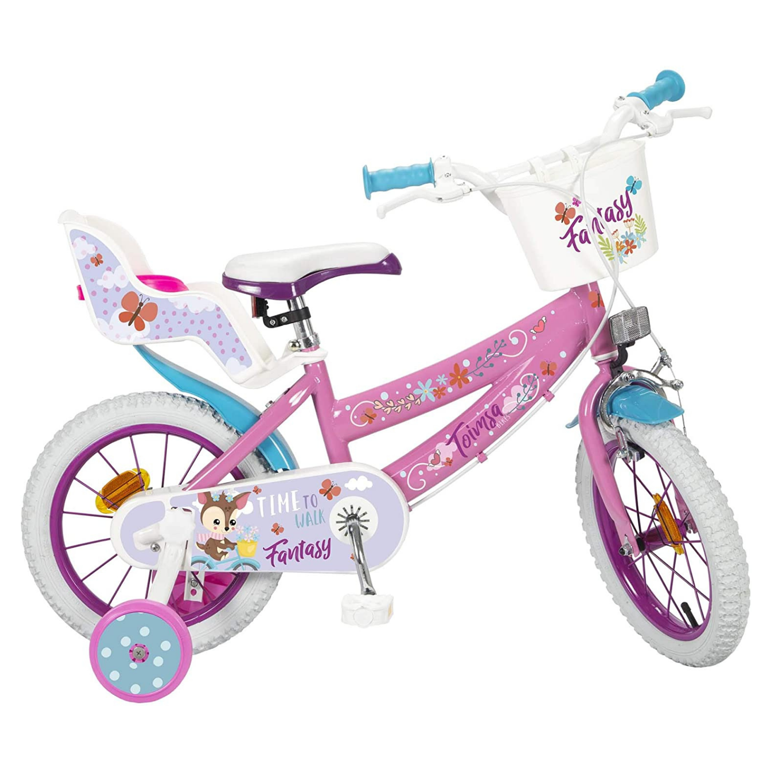 Bicicletta 14″ Fantasy Walk 4-6 anni