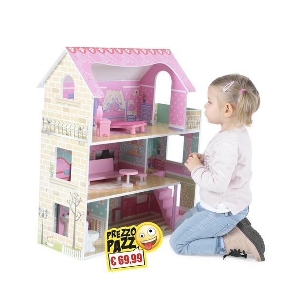 Casa delle Bambole in legno – GGI2120j - immagine 2