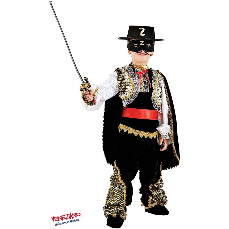 Costume Zorro- Cavaliere Mascherato – 2 anni 8033120234170 - immagine 3