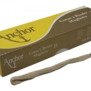 Anchor filato ricamo mano 36 matasse da gr. 6,95 art. 2233 n. 25 col. 01 bianco
