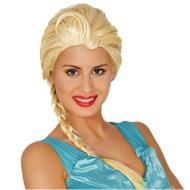 Parrucca bionda con treccia – principessa – FROZEN – RAPUNZEL -Guirca8434077049785 - immagine 2