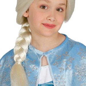 Parrucca Bionda con Treccia tipo Frozen GUIRCA 8434077045763