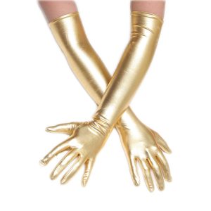 Guanti Spandex donna oro