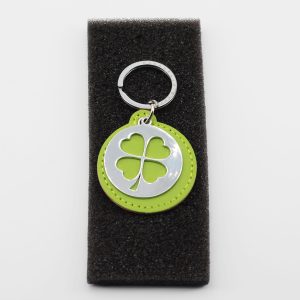 Portachiavi quadrifoglio traforato 12 pz