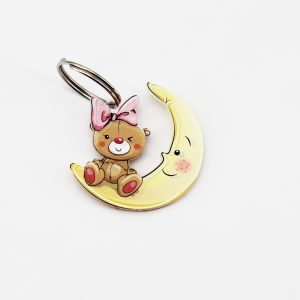 Portachiavi plexiglass personalizzabile 10 pz