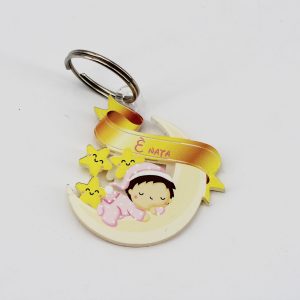 Portachiavi plexiglass personalizzabile 10 pz