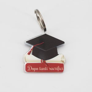 Portachiavi plexiglass personalizzabile 10 pz