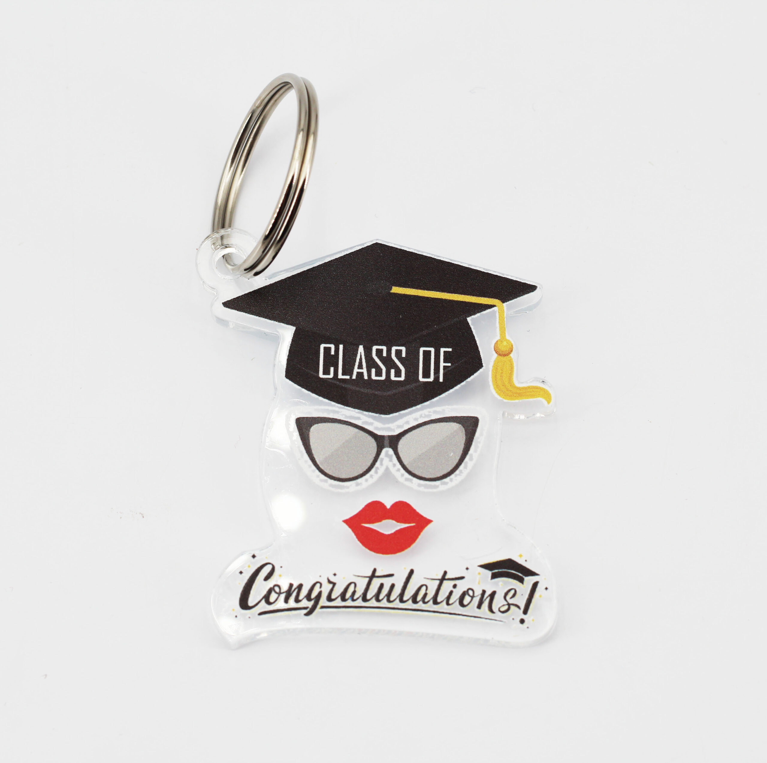 Portachiavi plexiglass personalizzabile 10 pz