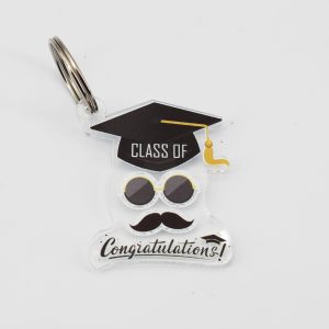 Portachiavi plexiglass personalizzabile 10 pz