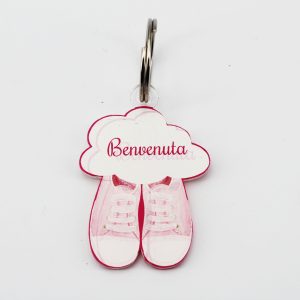 Portachiavi plexiglass personalizzabile 10 pz