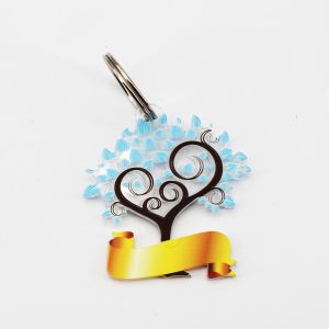 Portachiavi plexiglass personalizzabile 10 pz