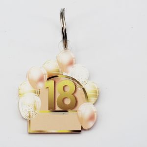 Portachiavi plexiglass personalizzabile 10 pz