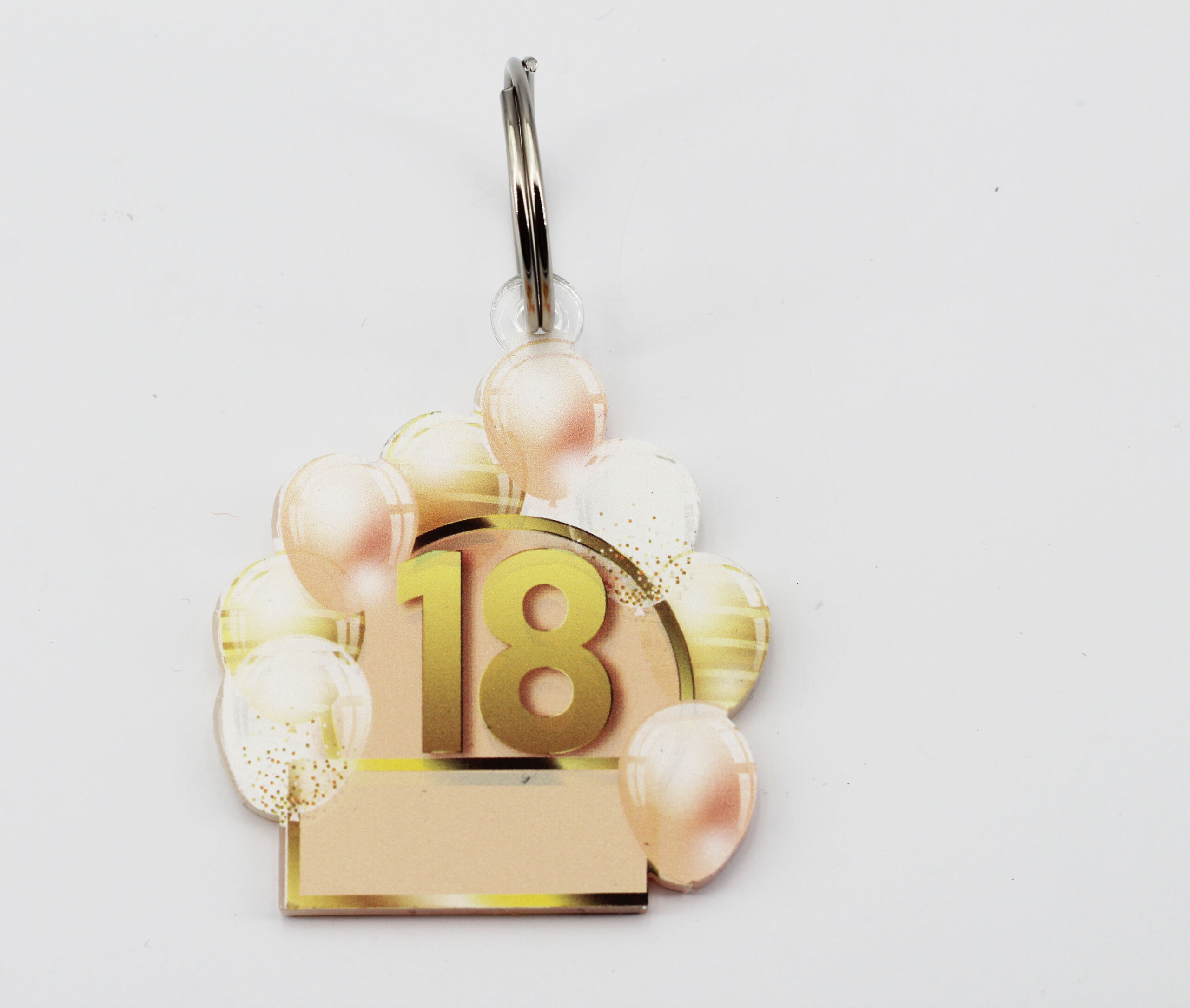 Portachiavi plexiglass personalizzabile 10 pz