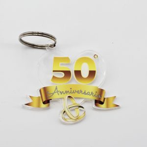 Portachiavi plexiglass personalizzabile 10 pz