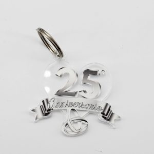 Portachiavi plexiglass personalizzabile 10 pz