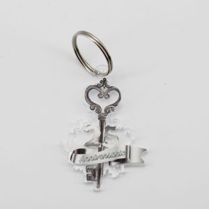 Portachiavi plexiglass personalizzabile 10 pz