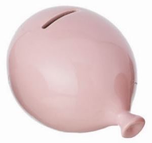 Bomboniera Ilary Queen salvadanaio palloncino Pz. 1