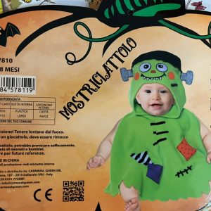 COSTUME HALLOWEEN – baby mantellini – MOSTRICIATTOLO 9-18 mesi – 8032684578119