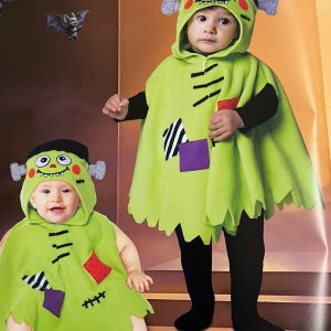 COSTUME HALLOWEEN – baby mantellini – MOSTRICIATTOLO 18-36 mesi – 8032684578126