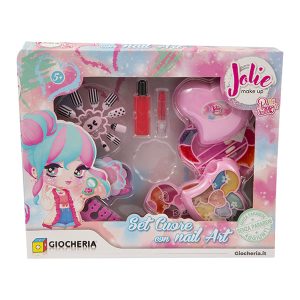 Jolie Set Cuore e Nail Art – Trucchi da Bambina GGI190225