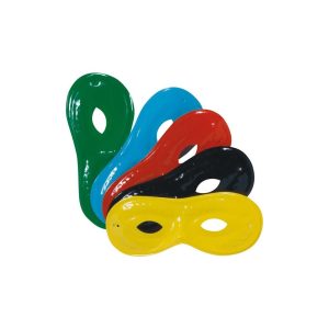 Set da 10 mascherine NERE papillon in plastica – 8008092047981