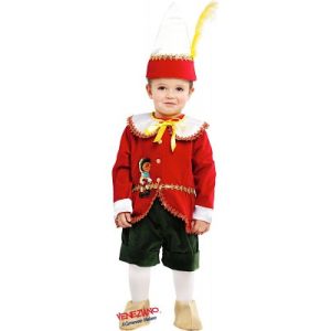 Costume – Piccolo Burattino di Pinocchio Lusso 2 Anni 8033501483494