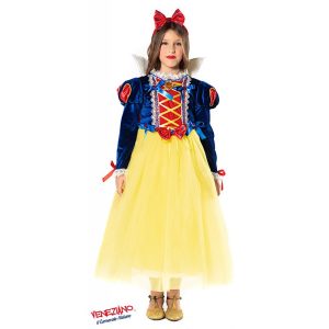 Costume Biancaneve, principessa dei boschi prestige baby 5 anni