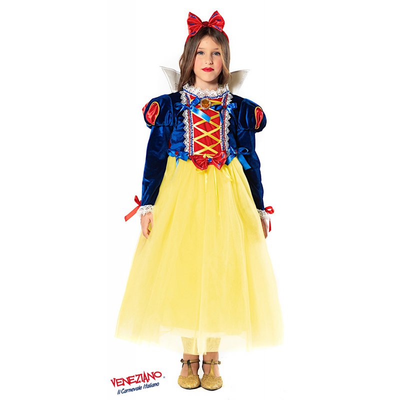 Costume Biancaneve, principessa dei boschi prestige baby 5 anni