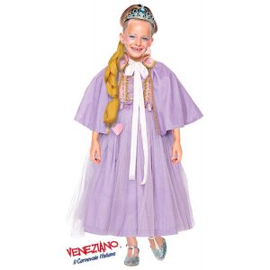 Costume Principessa Raperonzolo Treccia d’oro 4 ANNI