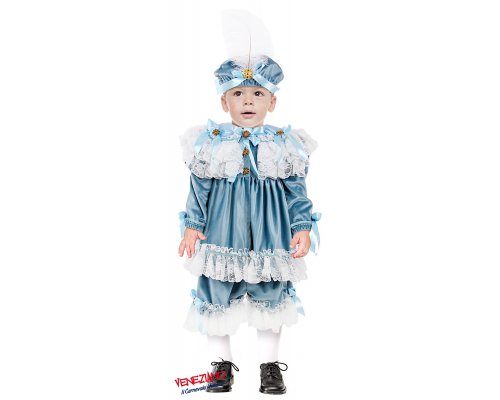Costume Principino Azzurro Deluxe 2 Anni 8033712419480 - immagine 2