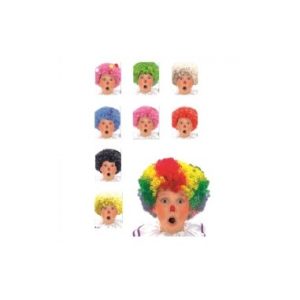 Parrucca Riccia BIONDA CLOWN bambino 8434077046210 FIORI