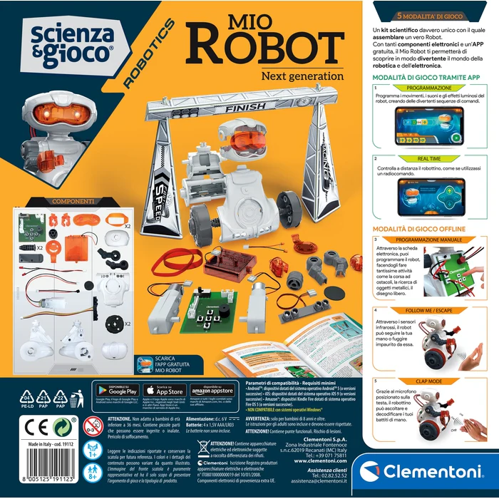 Mio Robot- Clementoni – Scienza e Gioco – ROBOTICS – 8005125191123 - immagine 5