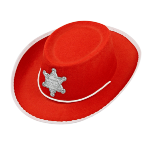 CAPPELLO sceriffo bimbo ROSSO