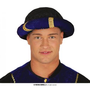 TURBANTE blu MARAJA- MAGIO-SCEICCO-Guirca 13155 – 8434077131565