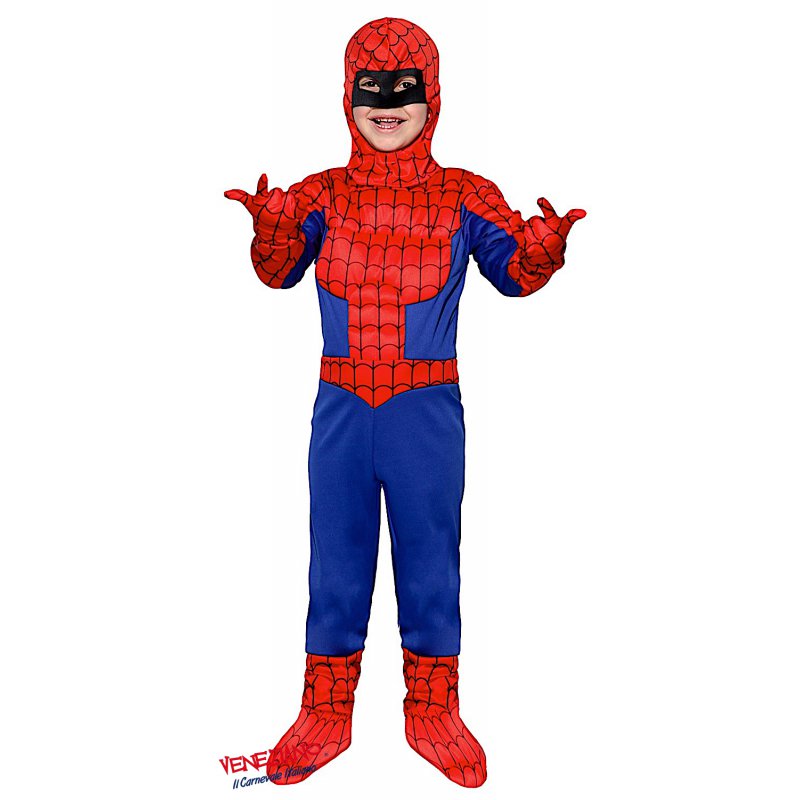 Spider man, Uomo insetto baby 4 anni - immagine 2