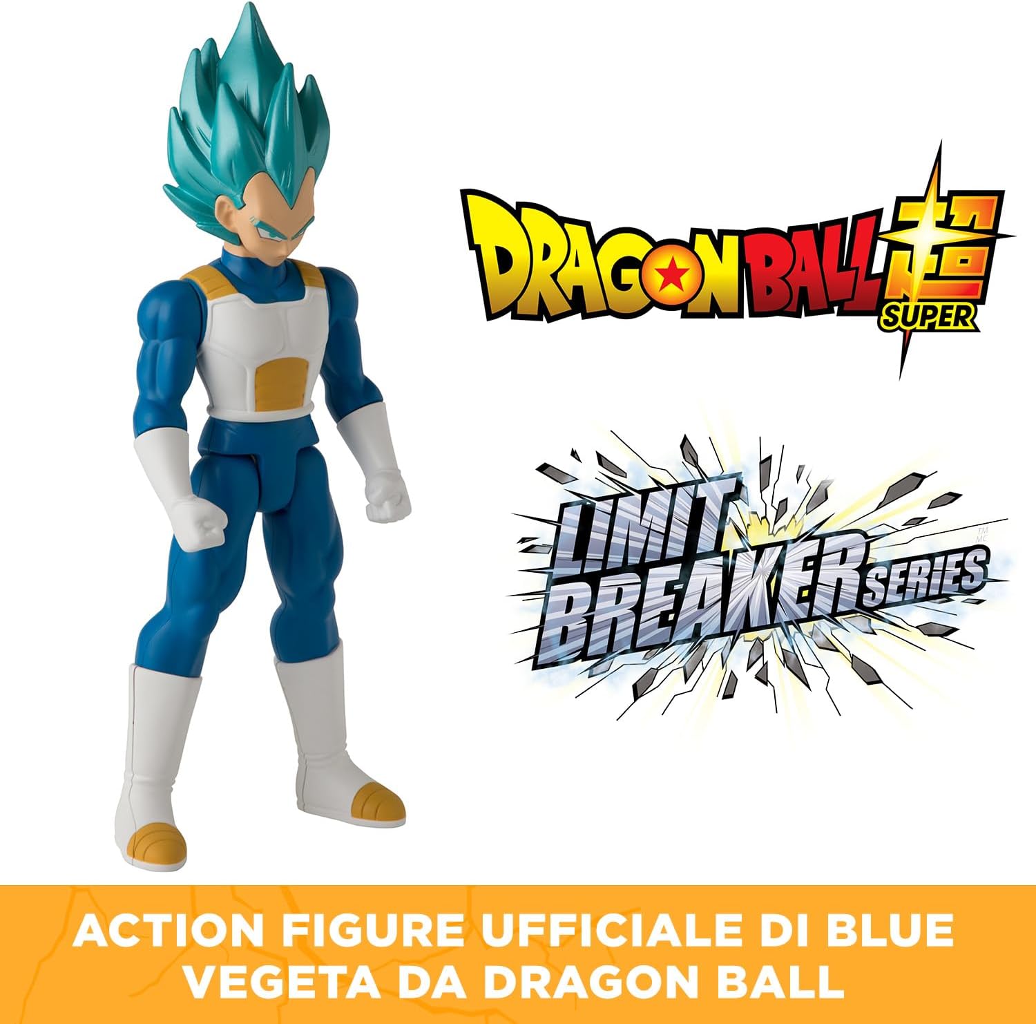 Action Figure – Dragon Ball Super Bandai- Super Saiyan Vegeta Blue – Limit Breaker 30cm 3296580367306 - immagine 4