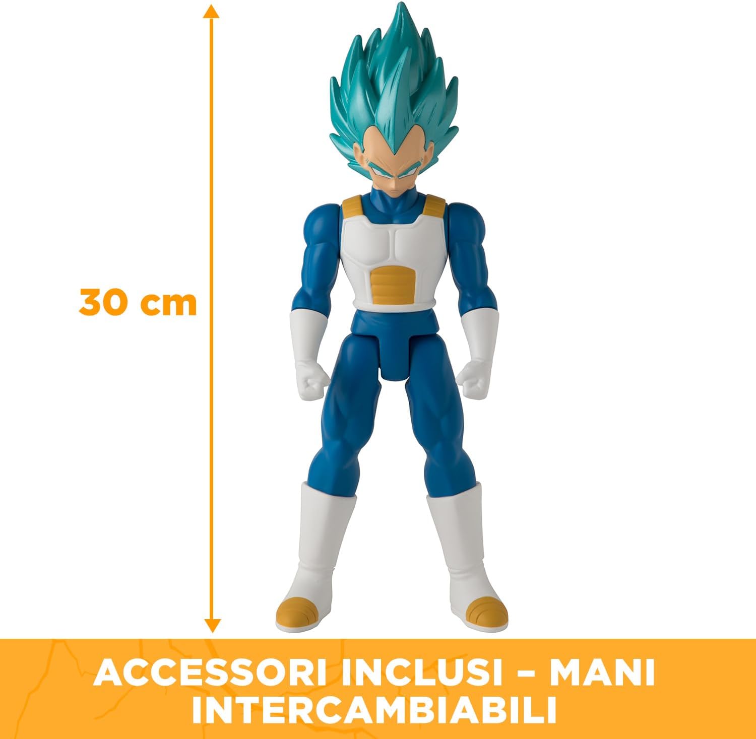 Action Figure – Dragon Ball Super Bandai- Super Saiyan Vegeta Blue – Limit Breaker 30cm 3296580367306 - immagine 5